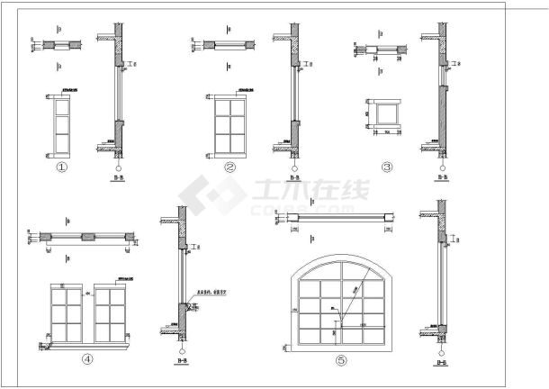 比较完整的一套会所建筑施工图（共20张）-图一