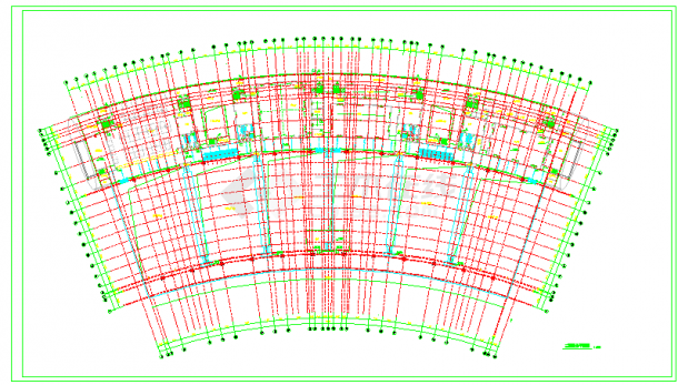 3层框架结构会展中心建筑方案设计图-图二