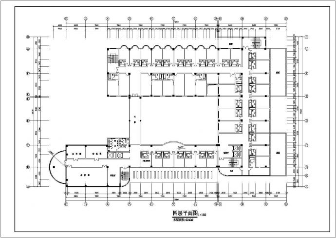 6层汽车城建筑方案设计+地下室平面方案_图1