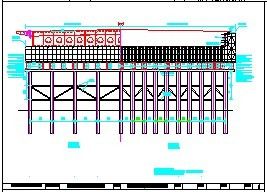 砼锚跨箱梁的现浇支架采用盘扣式满堂支架和钢桁架相结合的施工方案-图二