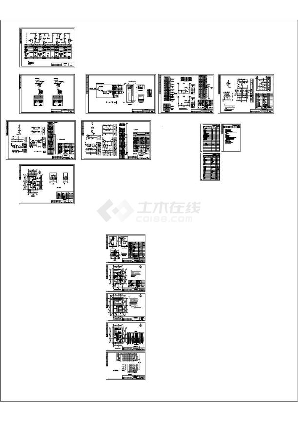 建筑物高压配电室电施CAD图-图一