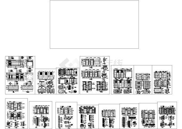 某住宅楼电梯间建筑设计施工图-图一