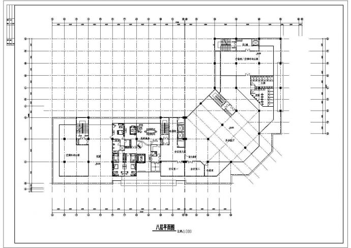 某地九层五星级大酒店建筑方案设计图纸_图1