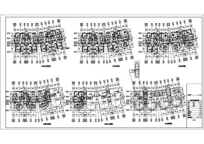 某地大型高层商住楼建筑图（共20张）_图1