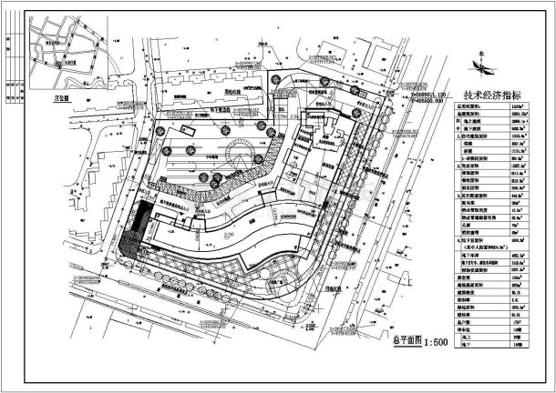 某地大型高层商住楼全套建筑设计图-图二