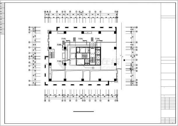 26层综合楼空调通风防排烟系统设计施工图-图一