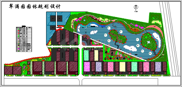 某住宅区环境规划设计图-图一