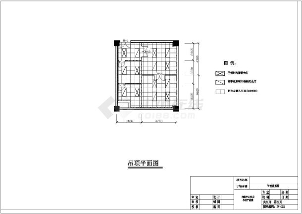 某地网络中心机房电气设计图（共8张）-图二