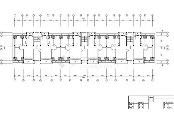 某住宅楼电气CAD设计图（共10张）-图二
