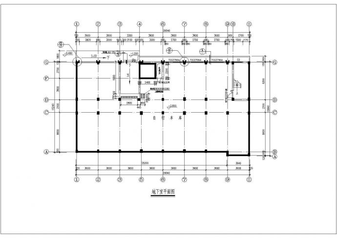 某地六层办公楼电气平面设计图（标注详细）_图1