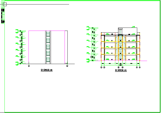 某学生宿舍建筑CAD设计施工方案_图1