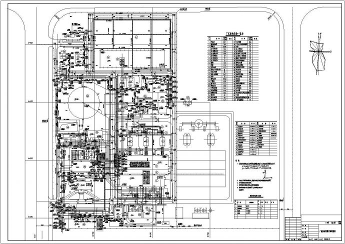 某地厂区室外排水工程设计施工图纸_图1