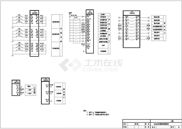 LSA1121变压器保护装置原理CAD图-图一