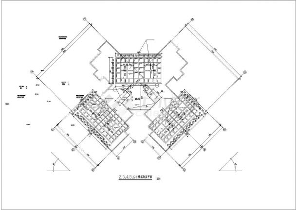 小区住宅总设计建筑施工CAD图纸-图二