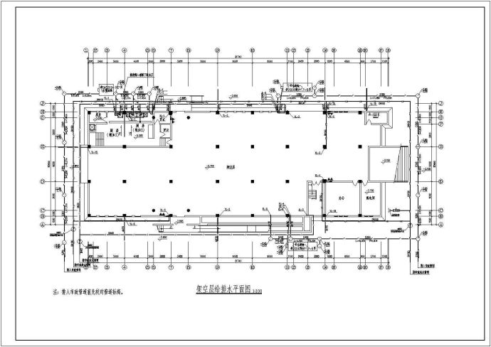 某地五层教堂建筑给排水设计施工图_图1