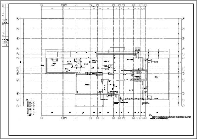 某地高档别墅整套电气设计施工CAD图_图1