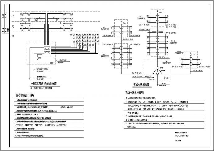 某电力培训中心招待所电气设计施工图纸_图1