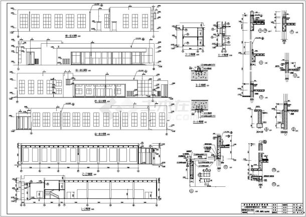 2626.86平米办公楼全套建筑设计图-图一