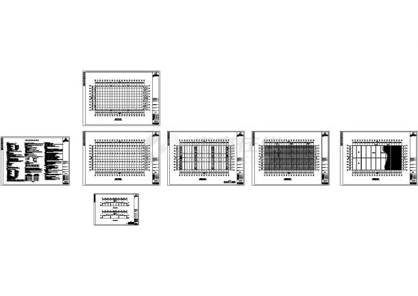 河南120x60米钢结构厂房结构工程设计图(含设计说明）-图一