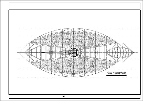 某地观光塔全套建筑设计CAD施工图-图二