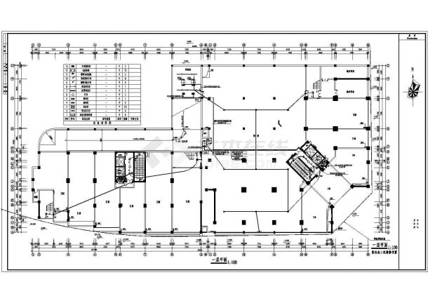 某小区住宅楼电气设计施工图纸（高低压配电）-图一