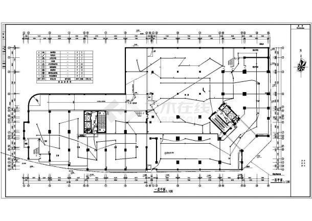 某小区住宅楼电气设计施工图纸（高低压配电）-图二