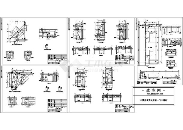 【北京】某工厂行政办公大楼风冷热泵系统设计施工CAD图-图一