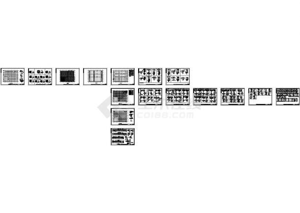 某电机公司2层框架钢结构设计施工图【16个CAD文件】-图一