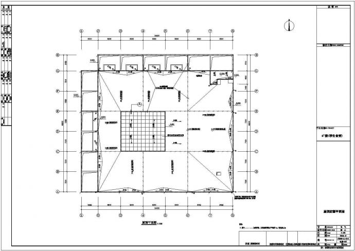 某职业高中二层食堂电气设计施工图_图1