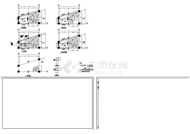 图书科技楼建筑结构施工全套方案设计图-图二