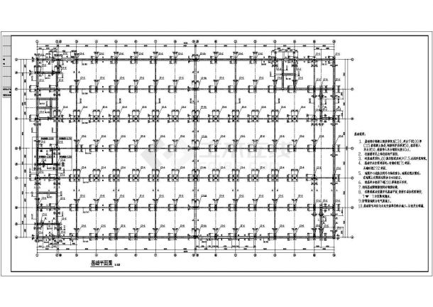 某地2层框架结构厂房建筑设计施工图-图二