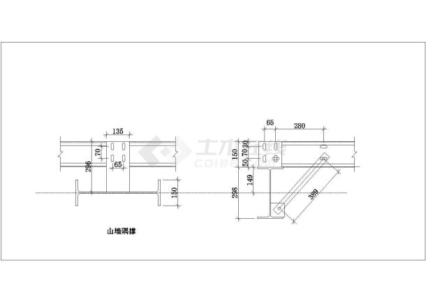 钢柱钢梁行车梁结构施工全套方案设计图-图二