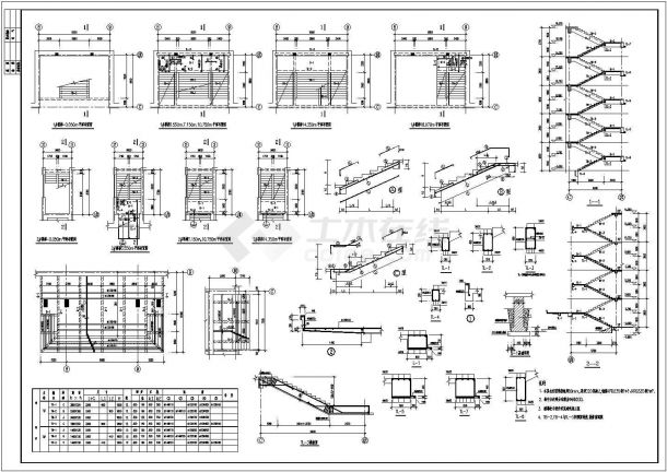5层砖混结构学校结构施工全套方案设计图-图一