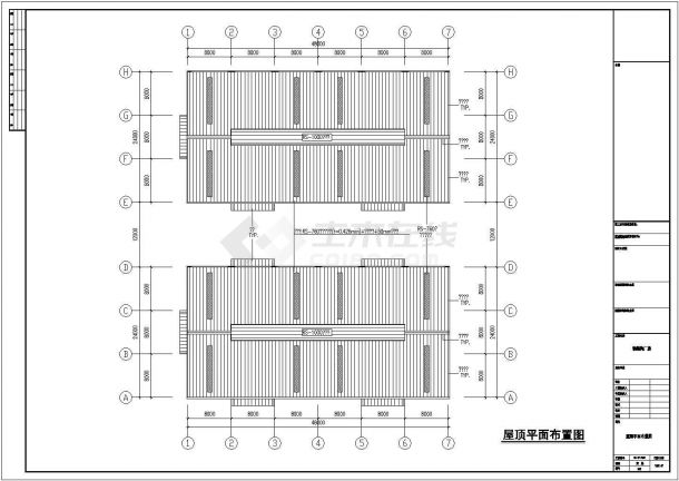 某市某公司钢结构厂房工程设计施工图纸-图二
