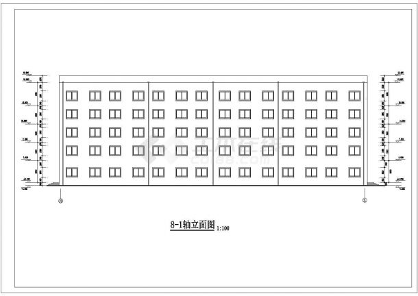 【5层】4000平米医院办公大楼毕业设计图纸-图二