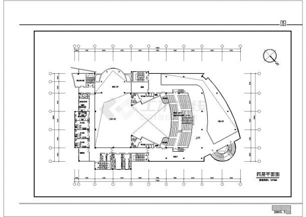 某地五层大剧院设计建筑规划方案施工图-图二