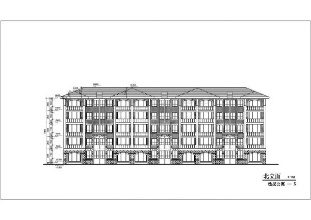 某地二层公寓住宅建筑设计方案规划图-图一