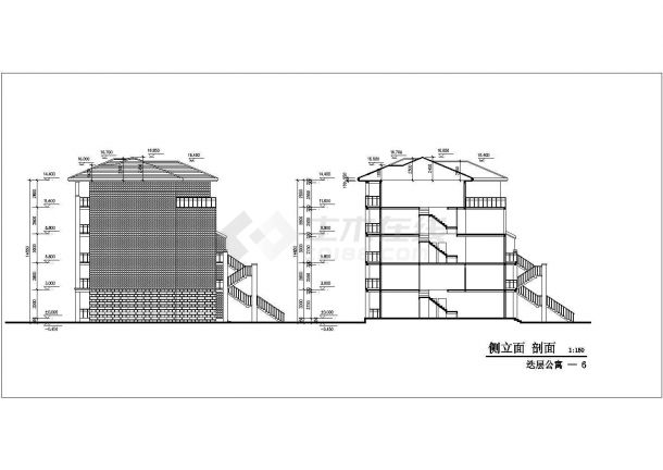 某地二层公寓住宅建筑设计方案规划图-图二