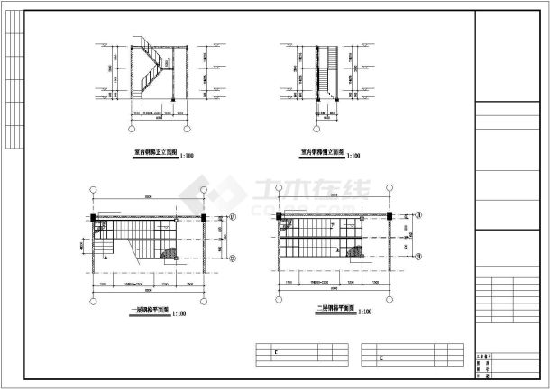 某钢结构工程厂房详细施工CAD图-图二