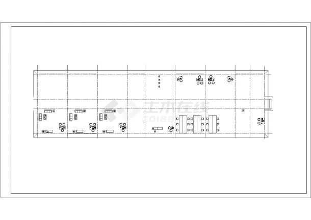 4层3100平米综合办公楼毕业设计（含计算书、建筑结构图）-图二