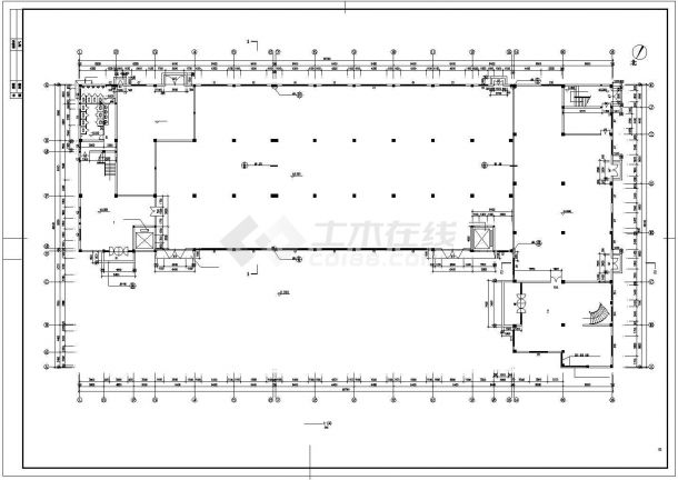 某地小型多层车间建筑施工图（共8张）-图一