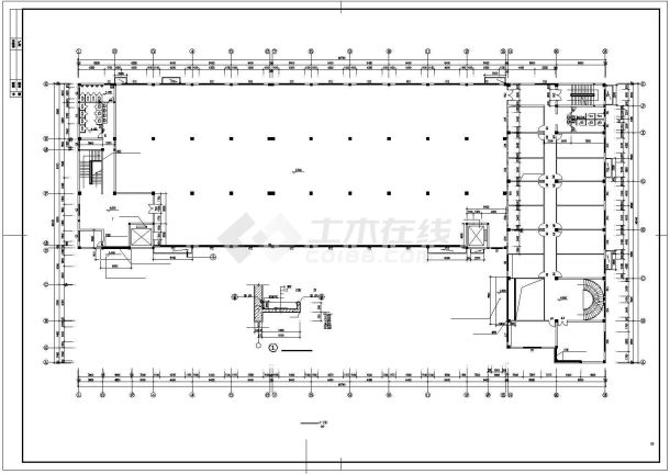 某地小型多层车间建筑施工图（共8张）-图二