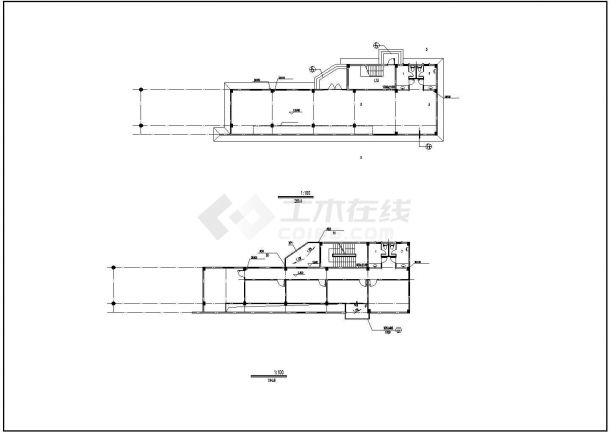 某地小型新建厂房建筑设计方案图（共7张）-图二