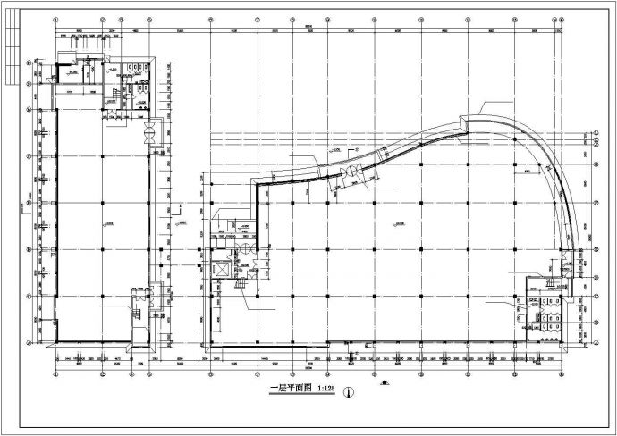 某地大型详细的标准厂房建筑施工图_图1