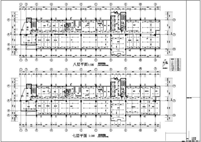 一栋11层的办公综合楼给排水设计施工图_图1