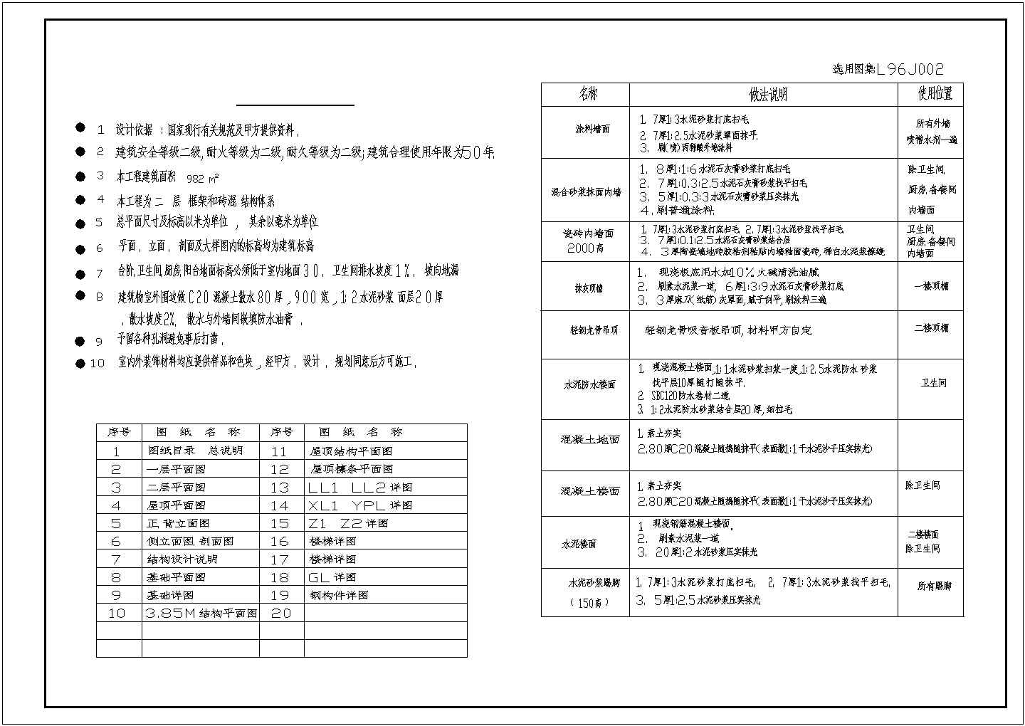 某24米跨排架厂房建筑、结构施工图