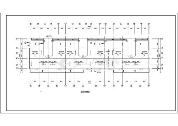 某地某住宅建筑施工设计cad图纸-图一