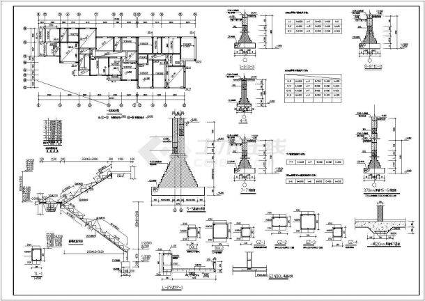 某多层砖混结构住宅楼建筑施工图纸-图一