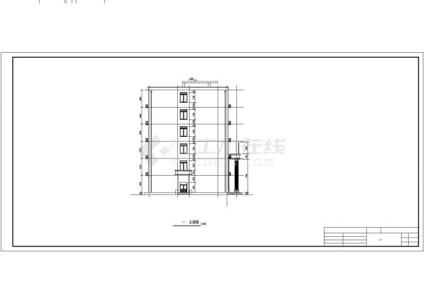 综合楼建筑毕业设计方案施工全套图纸-图二