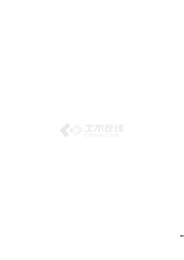 巢湖洗耳池古塔建筑施工图-图一